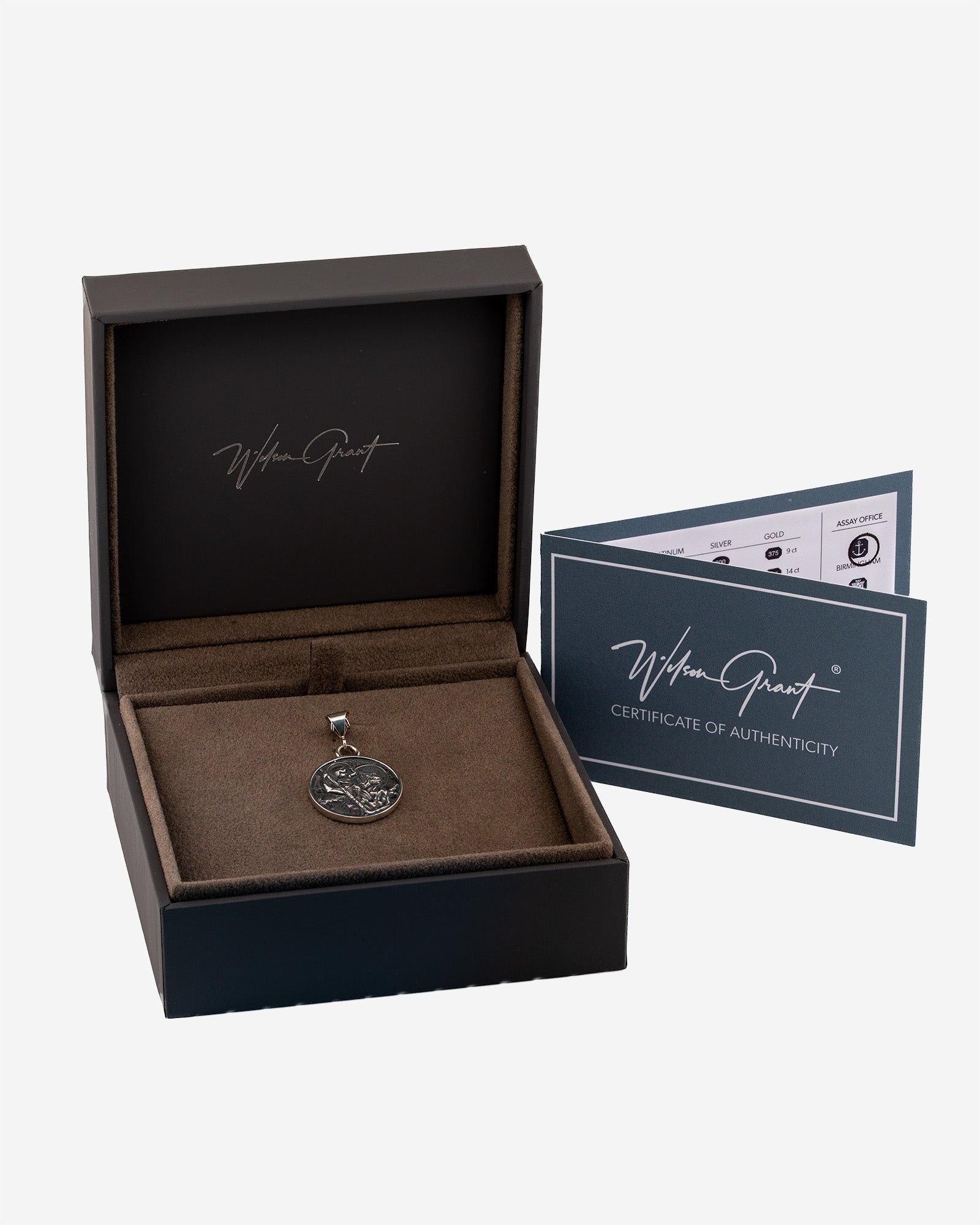 Saint Christopher Pendant in Sterling Silver by Wilson Grant
