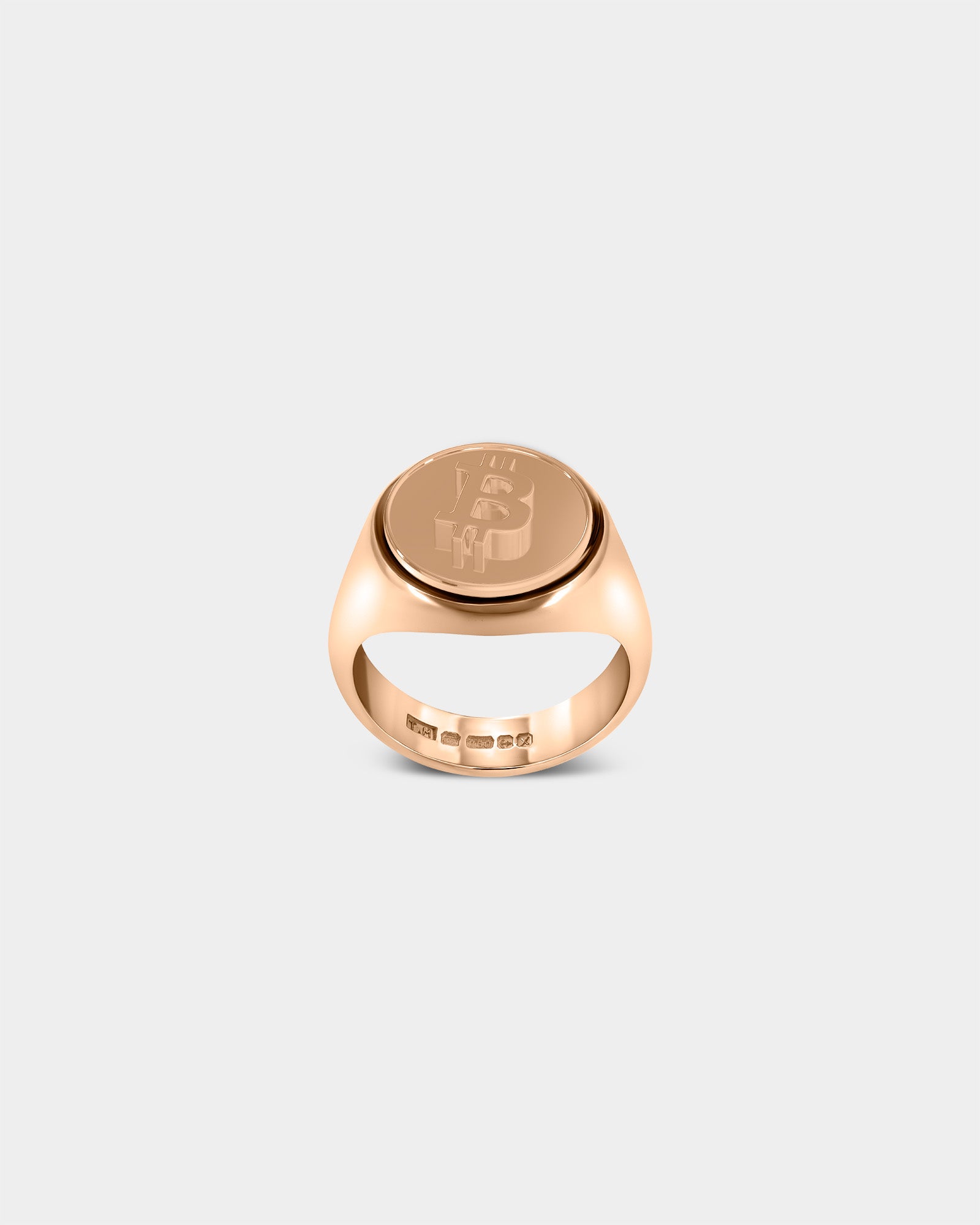 9k rose gold on sale ring